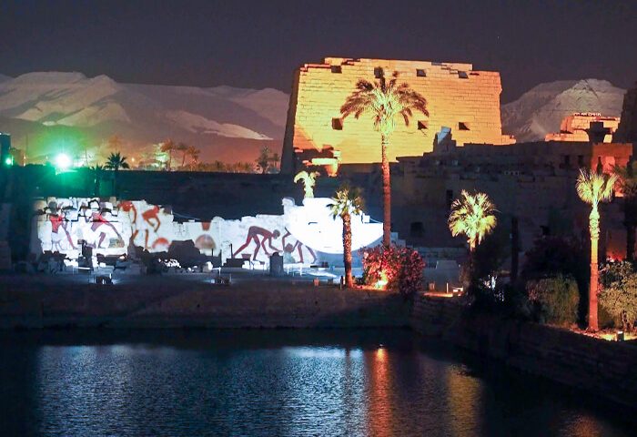 Sound And Light Show At Karnak Temple