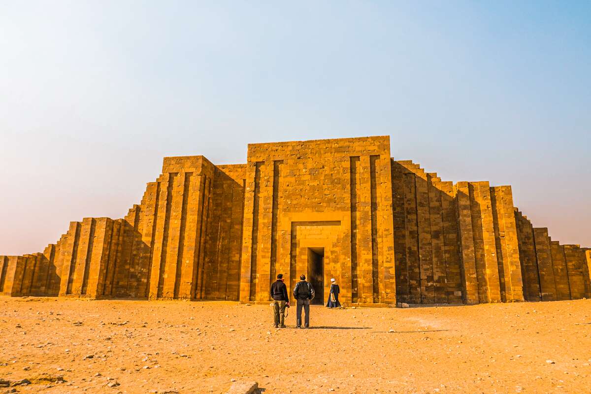 Giza Pyramids, Memphis And Sakkara Day Trip From Alexandria Port Saqqara Temple
