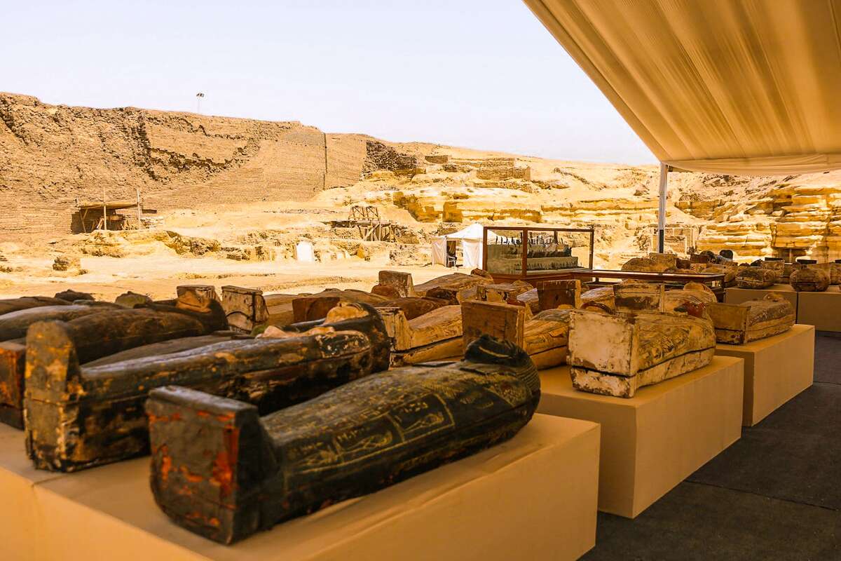 Giza Pyramids, Memphis And Sakkara Day Trip From Alexandria Port Saqqara discoveries