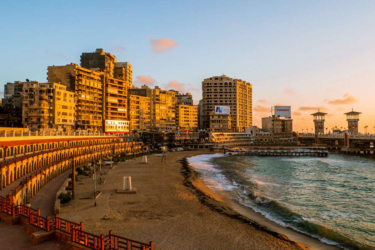 Day Trip To Alexandria From Port Said alexandria citadel at sunset